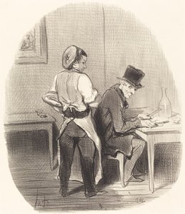 Men, sir, jag försäkrar er att det är... kalvkött!... av Honoré Daumier