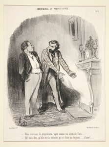 Men herr ägare av Honoré Daumier