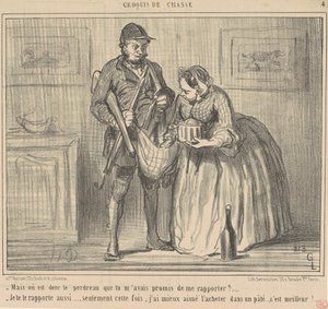 Men var är rapphönan av Honoré Daumier