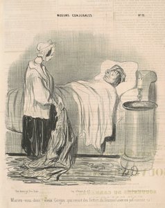 Så gift dig! gamla grigou... av Honoré Daumier