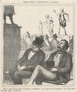 Jag vad jag gillar i skulpturrummet... av Honoré Daumier