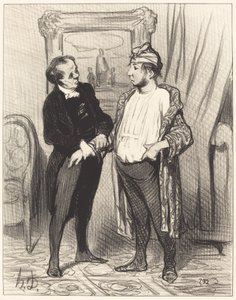 Min kära jag försäkrar dig att jag... av Honoré Daumier
