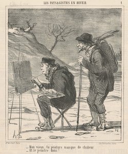 Din tavla saknar värme... av Honoré Daumier
