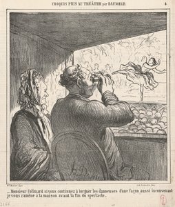 Mr. Colimard om du fortsätter... av Honoré Daumier