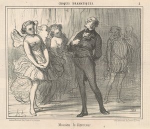 Direktören Mossieu av Honoré Daumier