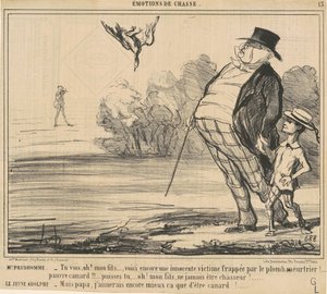 Herr Prudhomme. Du förstår, Oh! Min son ... av Honoré Daumier