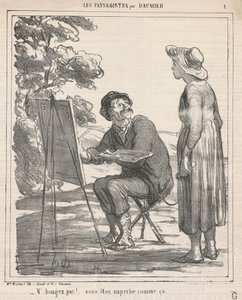 Rör dig inte! ... av Honoré Daumier