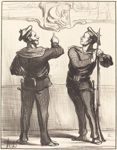 Vi skulle aldrig ha gissat... av Honoré Daumier