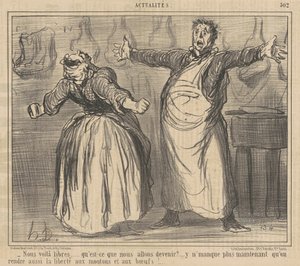 Vi är fria... av Honoré Daumier