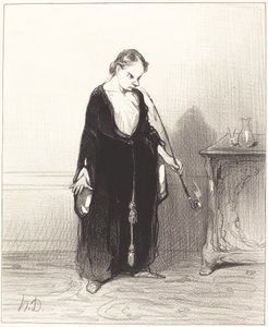 O nöje av opiumet som du förtjusar från mig!... av Honoré Daumier