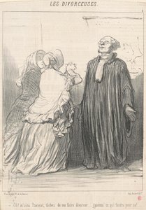 åh! Herr advokaten, försök att... av Honoré Daumier