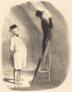 åh! vad gäller utsikten hittar du inte bättre än här! av Honoré Daumier