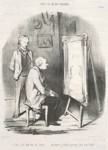 Ja det är det, min avlidna fru! ... av Honoré Daumier
