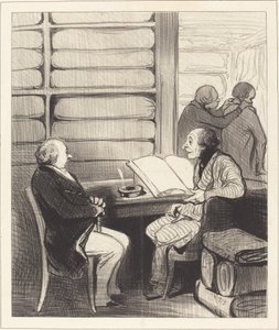 Ja, min käre herr Badoulard, jag ska... av Honoré Daumier