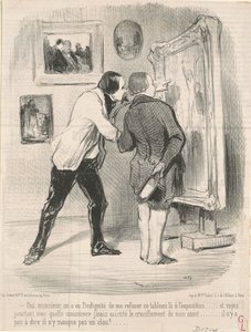Ja... de hade indigniteten att vägra mig den här målningen... av Honoré Daumier