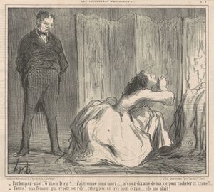 Förlåt mig, herregud! ... av Honoré Daumier