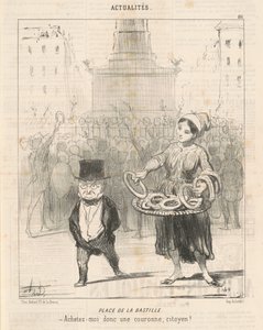 Bastilles plats av Honoré Daumier