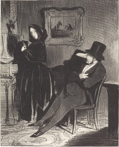 Oftare än jag kör dig... till balen... av Honoré Daumier