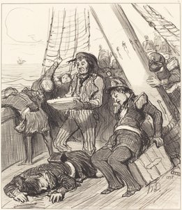 Flera nationalgardister som inte hade tänkt... av Honoré Daumier