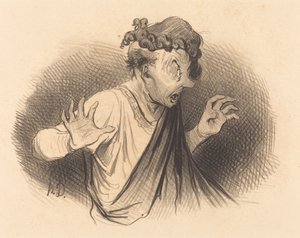 Vem är dessa ormar för... av Honoré Daumier