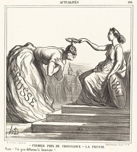 Första pris för tillväxt - Preussen av Honoré Daumier