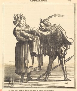 Ta hand om dig, fru majoritet! av Honoré Daumier