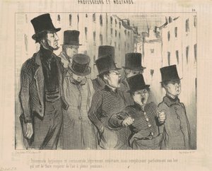 Hygienisk och sentimental promenad... av Honoré Daumier