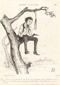 När du äger hundra aktier... av Honoré Daumier