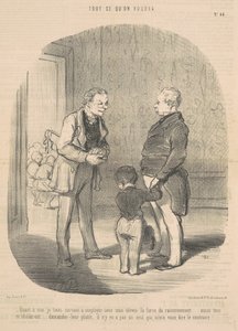 När det gäller mig vill jag använda ... resonemangets kraft av Honoré Daumier