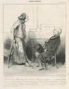 Vad är det för fel på dig, Robert? ... av Honoré Daumier