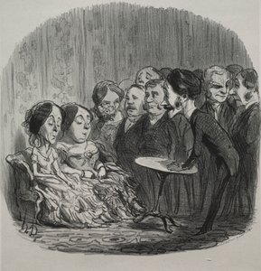 Rappande sprit, 1851. av Honoré Daumier