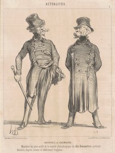 Ratapoil och Casmajou av Honoré Daumier