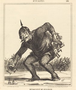Förnyad av Gulliver av Honoré Daumier