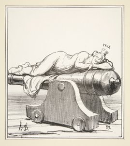 Förnyad av Turenne, från Actualites av Honoré Daumier