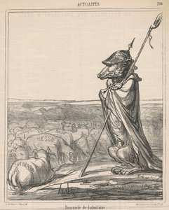 Förnyad fontän av Honoré Daumier