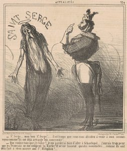 Saint Sergius... Min gode Saint Sergius! av Honoré Daumier