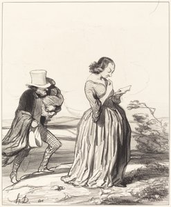 Saperlotte!... att jag skulle vilja... att min fru hade slutat... av Honoré Daumier