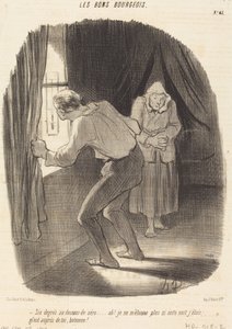 Sex minusgrader... av Honoré Daumier