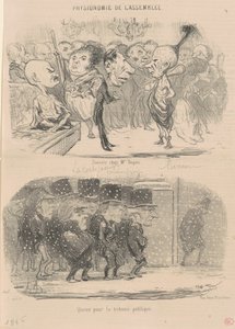Kväll hos Mr. Dupin av Honoré Daumier