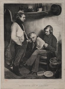 Souvenir från fängelset i Ste. Pelagia av Honoré Daumier