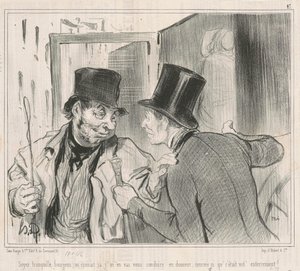 Vila lugnt borgerligt, vi vet av Honoré Daumier