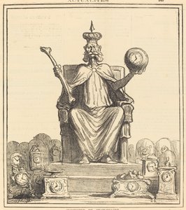 Efterträdare till Karl den Store av Honoré Daumier