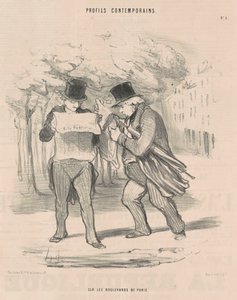 På boulevarderna i Paris av Honoré Daumier