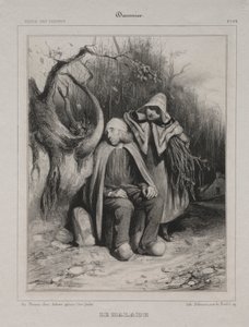 Den ogiltiga av Honoré Daumier