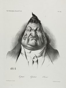 Det förflutna, nuet, framtiden, skylt 349, 1834 av Honoré Daumier