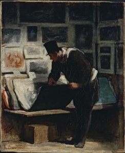 Trycksamlaren av Honoré Daumier