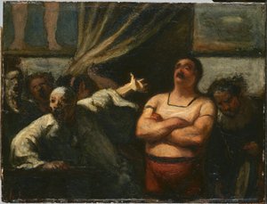 Den starka mannen av Honoré Daumier