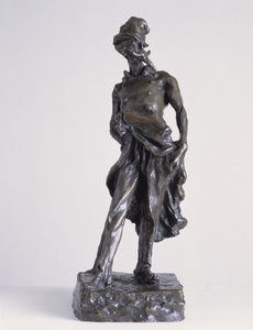Ratapoilen, en politisk serietecknare som representerar republikens gravgrävare. Bronsskulptur med sand av Honore Daumier (1808-1879) av Honoré Daumier