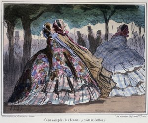 De är inte kvinnor, de är ballonger - av Daumier av Honoré Daumier