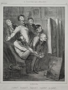 Genom studiorna av Honoré Daumier